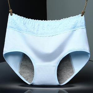 Gran oferta de calzoncillos sin costuras de cintura alta para mujer, bragas a prueba de fugas para el período fisiológico menstrual - Product Image 4