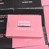 Cartes de jeu de table interactives pour couples, personnalisables avec impression de texte, 50 cartes, écologiques, pour les loisirs et le divertissement