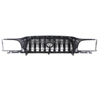 Nouvelle calandre avant chromée ABS 4x4 pour pièces automobiles, fixation par boulons, compatible avec les modèles 2001-2004