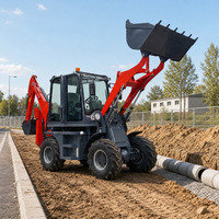 Chargeuse-pelleteuse, excavatrice, machine de terrassement, bras de creusement hydraulique pour la préparation des sites et le creusement de fossés