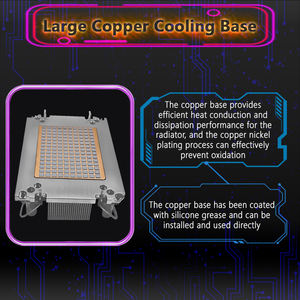 1U 2U 4U Server CPU-Kühlkörper mit 3 reinen Wärmer ohr Aluminium Fin Lga4189 4677 CPU-Kühler Kunden spezifischer 205W Server-Kühler - Product Image 5