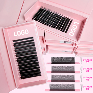 W Lashes 3d 4d 6d 8d 10d 5d W Shaped Lashes Custom Private Label 0.07 <strong>C</strong> DD Curl Eyelash Extensions W Lash - Product Image 6