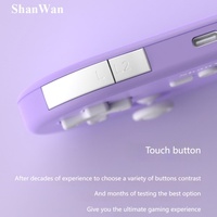 Nuevo Mini Control de Juego Inalámbrico ShanWan 2024, Control de Juego Micro Q37 con Bluetooth, Vibración y Doble Joystick para Android/iOS/PC