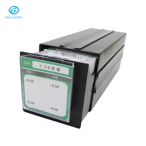 Boîte de <span class=keywords><strong>rangement</strong></span> de plateau de lentille conjonctive antichute en plastique blanc noir pour <span class=keywords><strong>lentilles</strong></span> optiques de myopie boîte de tri de lentille de lunettes de lecture - Product Image 6