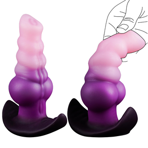 Güçlü vantuz prostat masaj aleti yetişkin seks oyuncakları Anal Plug popo fiş yapay penis kadın çiftler için mastürbasyon aracı silikon % - Product Image 1