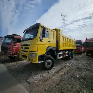 Yeni çin 371hp ağır kamyon Howo 6x 4 DAMPERLİ KAMYON inşaat projesi yüksek verim DAMPERLİ KAMYON