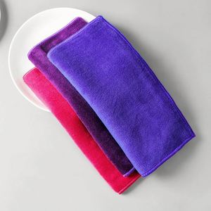 Chiffon de nettoyage en microfibre doux 300 GSM, 12x12 pouces, séchage rapide, tricoté en trame, carré, pour la cuisine - Product Image 2