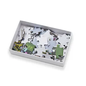 Personalizado Custom Made Crianças Roda Gigante Imagem Mini 60 Pcs Crianças Papel Jigsaw Puzzle