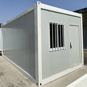 <span class=keywords><strong>Garage</strong></span> de <span class=keywords><strong>voiture</strong></span> pliable portatif de structure métallique de paquet plat de conteneur préfabriqué portatif de maison - Product Image 4