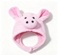 Chapeau Citrouille d'Halloween pour Animaux de Compagnie, en Peluche Douce et Polyester, Adorable Coiffe Citrouille, Accessoire de Coiffure et de Déguisement pour Petits Chiens et Chats