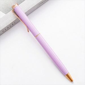 Custom High Quality Customized <b>Multi</b>-<b>color</b> 1.0mm Nib Slim Metal Business Promotional Ballpoint <b>Pen</b> Laser Engraving for Business - Product Image 6