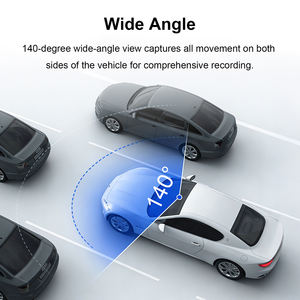 Rhythm Stylish 140 °   Cámara de salpicadero de visión amplia 1080P HD con ADAS, sensor G, visión nocturna y USB para estéreo Android - Product Image 6