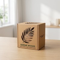 Diffuseur en bois massif personnalisé fait main avec logo, écologique, sans BPA, sans alcool, accessoire de méditation minimaliste pour la décoration intérieure