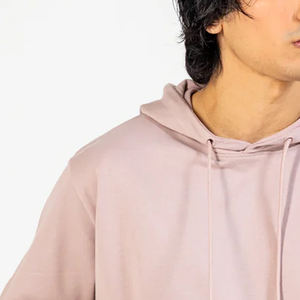 Sudadera con Capucha Personalizada de Estilo Urbano para Hombre, Diseño Bordado, Corte Cuadrado, Mezcla de Algodón, Talla y Color Personalizados - Product Image 5