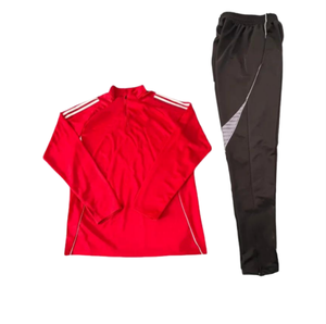 Nuevo estilo España fútbol deportes rojo traje de manga larga 2526 media cremallera pulóver preventa entrenamiento uniforme de fútbol - Product Image 2