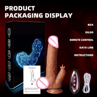 Erwachsenen-Vibrator aus Flüssigsilikon mit Fernbedienung, Heizfunktion und G-Punkt-Stimulation, IPX5 Wasserdicht und Tragbares Design