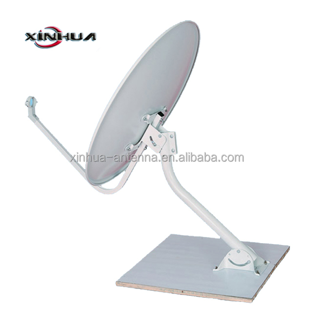Hot Selling Outdoor 120cm/150cm Ku Offset Satellite Dish High Band Antenna for Europe