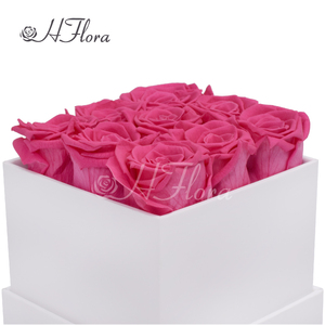 HFlora - Rosas <span class=keywords><strong>Preservadas</strong></span> Cuadradas de Tacto Real, 9 Piezas, Conservación en Glicerina, Larga Duración (3-5 Años), para el Día de la Madre, Venta al por Mayor - Product Image 6