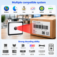 Módulo Escáner de Código de Barras Integrado OEM de Tamaño Mini, Lector de Códigos QR 1D 2D, Motor de Escaneo USB TTL RS232 para Dispositivos Inteligentes