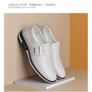 <strong>Leather</strong> <strong>Shoes</strong> Men's Business Formal Single Footwear Manufacturers Wholesale Supply of Work <strong>Shoes</strong> <strong>Black</strong> Hollow Men - Product Image 5