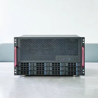 OEM JMCD 12S4 Server NAS Network Attached Storage Rack für Unternehmen mit 12G Backplane ATX NAS Gehäuse ITX Formfaktor Lagerware