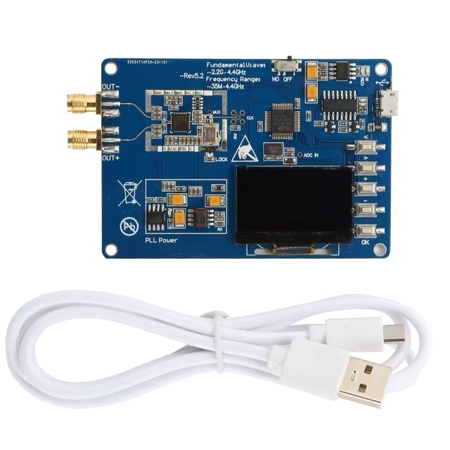 35MHz-4400MHz RF Signal Generator ADF4351 Module Sweep Frequency PLL With OLED Display