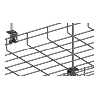 Prix d'usine soudure lisse acier type droit panier en treillis métallique anti-poussière chemins de câbles pour diverses applications industrielles