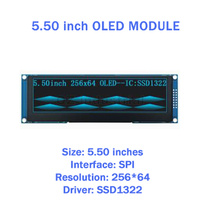 QZ BOM nouvel écran OLED original de 5,5 pouces, écran LCD 256*64 SSD1322, écran LCD série