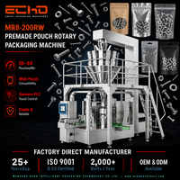 Machine d'emballage automatique ECHO pour le remplissage et la fermeture de sachets préformés pour les vis
