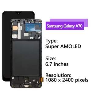 Display Lcd per telefono cellulare per <span class=keywords><strong>Samsung</strong></span> <span class=keywords><strong>Galaxy</strong></span> <span class=keywords><strong>A70</strong></span> A70S Oled Display di ricambio Touch Screen - Product Image 4
