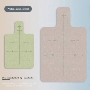 Colchoneta <span class=keywords><strong>de</strong></span> <span class=keywords><strong>yoga</strong></span> y pilates <span class=keywords><strong>de</strong></span> tela <span class=keywords><strong>de</strong></span> gamuza estampada transfronteriza, con base <span class=keywords><strong>de</strong></span> goma, protectora y para posicionamiento, color sólido, 99.6cm - Product Image 3