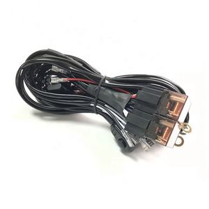오프로드 차량용 고출력 LED 스포트라이트 와이어 그룹 원거리 및 근거리 이중 제어 2-5구 작업등 스위치 하네스 - Product Image 1