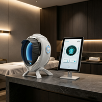 Analyseur de peau 3D AI à spectre lumineux multiple, miroir magique, scanner facial pour la peau, détection des taches cutanées profondes, des dommages UV, des rides et des pores