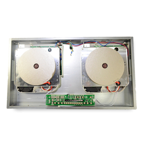 Cuisinière à induction électrique à double brûleur, boîtier métallique, cuisinière de cuisine à 2 brûleurs, encastrable pour usage domestique - Product Image 2