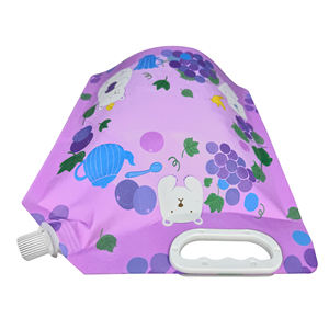 Custom <b>Stand</b> Up Pouches - Food Grade 100ml Refill Pack Juice Packaging Pouches for Children's <b>Drinks</b> - Product Image 4