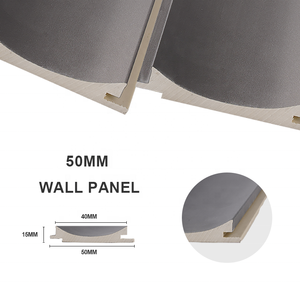 Revêtement mural alternatif <span class=keywords><strong>en</strong></span> WPC, panneau mural, façade pour décoration intérieure - Product Image 2