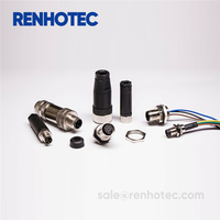 Conector hembra DC M12, Ifm Pur Harting