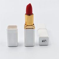 Rouge à lèvres en velours mat multicolore, maquillage imperméable et longue durée avec surface brumeuse qui ne se décolore pas