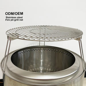 เตาปิ้งย่างพับได้ KZKW แบบไร้ควัน ทำจากสแตนเลส สีเงิน สำหรับเตาบาร์บีคิว ผลิตจากเจ้อเจียง - Product Image 3