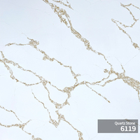 Dalles de pierre artificielle en quartz blanc Runpin, imperméables, résistantes aux rayures, anti-taches, écologiques, surface polie, vente en gros