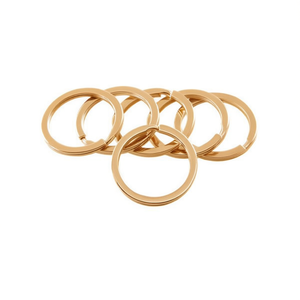 Portachiavi ILAN 32mm Colore Oro 8 Pezzi per Accessori Portachiavi - Product Image 1