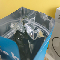 Sacs à fond plat personnalisés imprimés de 500 g et 1 kg, en plastique, pour l'emballage d'aliments secs pour chiens et chats
