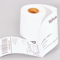 Étiquettes d'expédition thermiques 4x6 en rouleau - Papier autocollant personnalisé pour imprimante d'étiquettes de codes-barres - Commande en gros directe d'usine