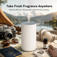 Diffuseur d'huiles essentielles portable USB en métal, économique et très demandé, pour bureau, chambre, voiture, parfum d'ambiance domestique