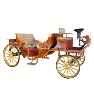Carruaje de Madera Vintage de Diseño Clásico con Acabado Personalizado, Ideal para Eventos y Recorridos Turísticos - Product Image 1