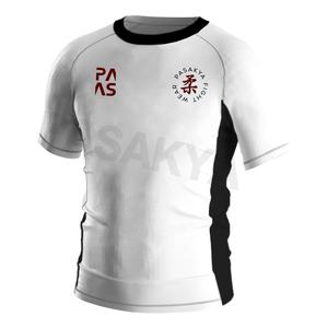 カスタム ショートスリーブ サーフロゴ MMA BJJ コンプレッションシャツ 昇華柔術ラッシュガード オリジナルデザイン - Product Image 5