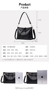 Nouveaux sacs à main de luxe pour femmes sacs à bandoulière en cuir PU de créateur grand sac à main tendance décontracté fourre-tout sac de messager - Product Image 3