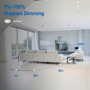 Hiện đại ETL/FCC CCT/3cct/5cct IP54 nhôm 360 3-6 inch 6W-12W Dimmable Gimbal trang bị thêm <span class=keywords><strong>Led</strong></span> lõm ánh sáng phòng ngủ 36 chùm - Product Image 5