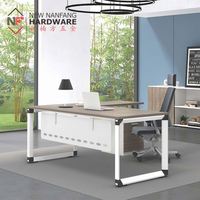 Pieds de table de bureau en métal, cadres de table pour table de direction, table de travail de bureau, bureau d'ordinateur