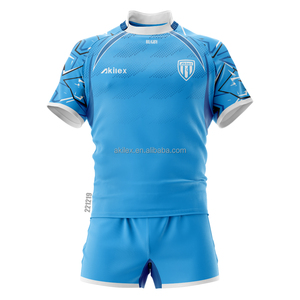 Maglia da Rugby Akilex maglia da calcio da <span class=keywords><strong>uomo</strong></span> abbigliamento da ginnastica pantaloncini da allenamento divise da calcio Design sublimato maglia da Super Rugby - Product Image 5